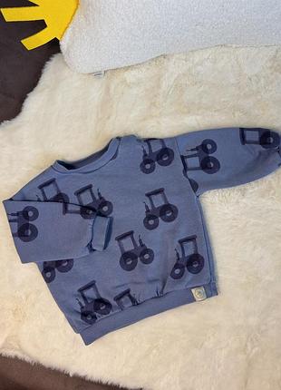 Світшот кофтинка на хлопчика 6-9 місяців 🐻