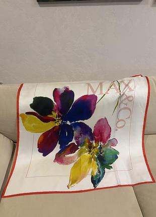 Шовкова шаль max&co, maxmara