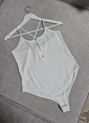 Женский боди в рубчик