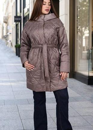 Куртка деми в цветах