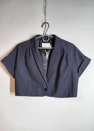 Укороченный пиджак размер евро 40