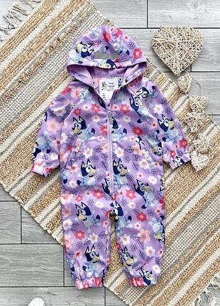 Комбінезон на флісовій підкладці з мальтяшками