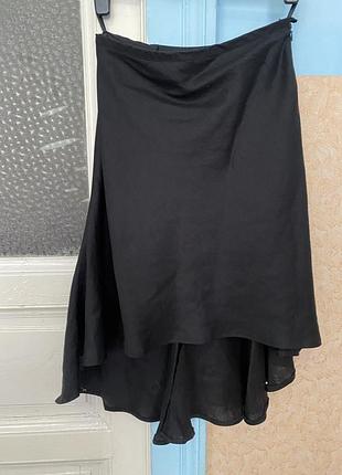 Юбка one touch 100% лён 46 м очень интересная