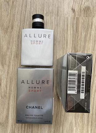 Туалетна вода allure homme sport 100мл chanel