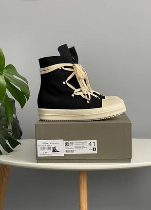 Женские кеды rick owens drkshdw hexagram black milk premium