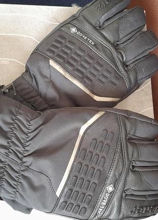 Мужские лыжные перчатки ziener gastil, gore-tex, длинная манжета
