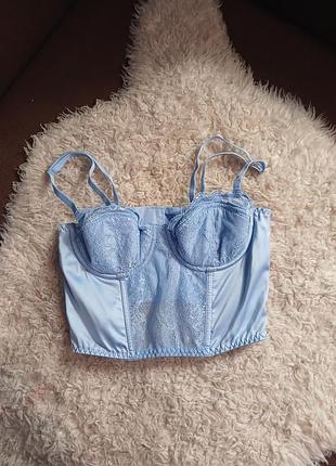 Кружевной топ, корсетный топ