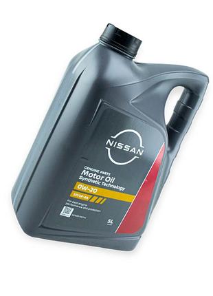 Масло моторное nissan 0w-20 sn, gf6 fs 5л