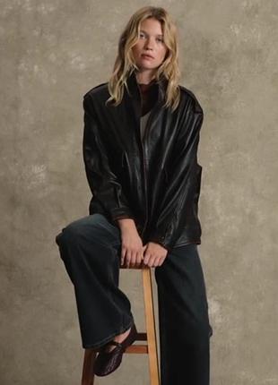 Женская куртка из 100% натуральной кожи ягненка reserved original размер s