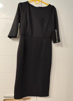 Плаття, сукня шикарна розшита бусами. стан ідеальний.