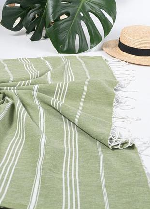 Пляжний рушник  , пештемаль для пляжу басейну хамаму турецький бавовняний