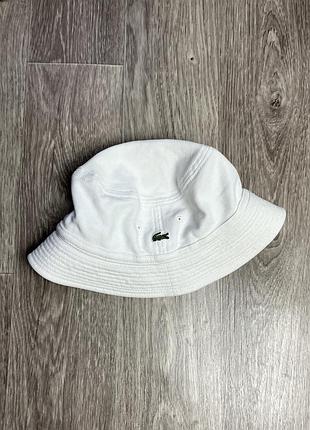 Білосніжна панама lacoste оригінал в ідеальному стані лакоста вінтаж