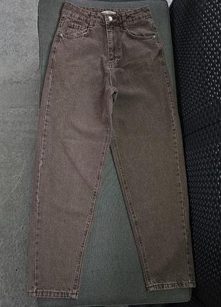 Трендовые джинсы баллоны в шоколадном цвете ❤️‍🔥