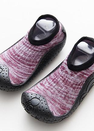 Шкарпетки - капциі tooncai, перше взуття 21 (12.6 см), бузкові