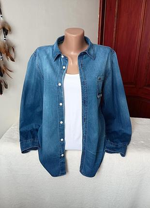 Сорочка жіноча джинсова adidas neo label s/m розмір