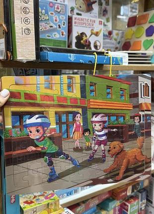 Дерев'яні пазли md 1996 60-80 елементів, у плівці 3