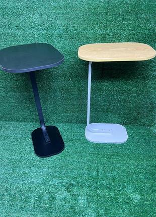 Приставний кавовий столик для ноутбука та дивана, приліжковий журнальний стіл у стилі лофт