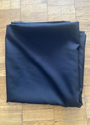 Черные шторы (3) 145x265cм с тесьмой