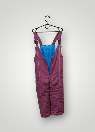 Дитячі теплі штани на підтяжках у відмінному стані