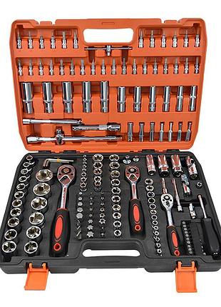 Набор инструментов resteq в кейсе (172 детали). набор инструмента для авто, дома, гаража, ремонта