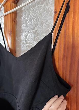 Сукня сарафан чорний mango 4