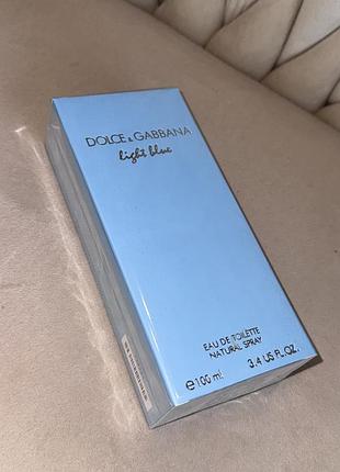 Парфуми духи 100 ml ✨d&g light blue✨парфюм дольче габана шлейфовий аромат італія