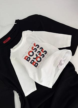 Hugo boss біла кофтинка для малечі 3 місяці / 60 см