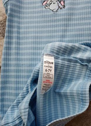 Платье летнее в рубчик george на 6-7 лет 3