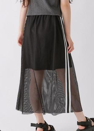 Спідниця фатинова з лампами