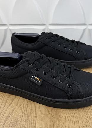 Чоловічі чорні кеди primark cordura