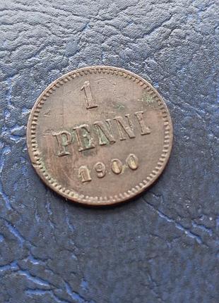 Монета фінської 1900
