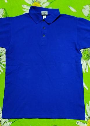 Брендовая.синяя, фудболка-поло,тениска для мальчика 13-14 г