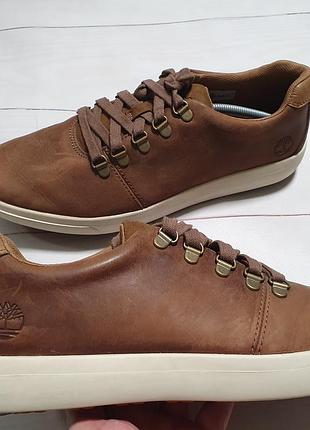 Мужские кожаные кроссовки timeberland ashwood park alpine oxford.