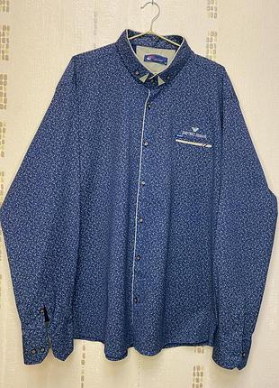 Рубашка g-port (туречна) мужская хлопковая новая с надписью: "emporio armani" 4xl