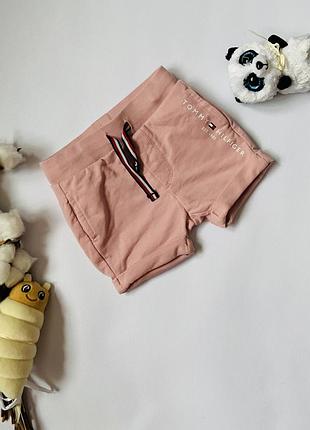 🌸 ніжні шорти tommy hilfiger для дівчинки 3-6 міс.