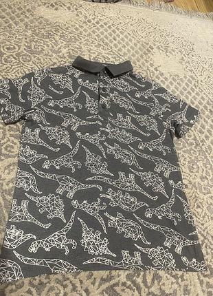 Дитяча футболка-поло tu з принтом динозаврів