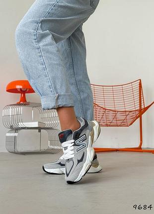 Кроссовки из экозамши + текстильная сетка