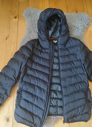 Пуховик brave soul london s, з капюшоном, теплий