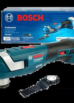 Аккумуляторный универсальный резак (без акумулятора) bosch gop 185-li professional