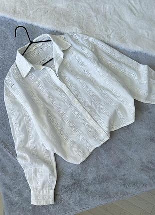 Блуза из прошвы mango