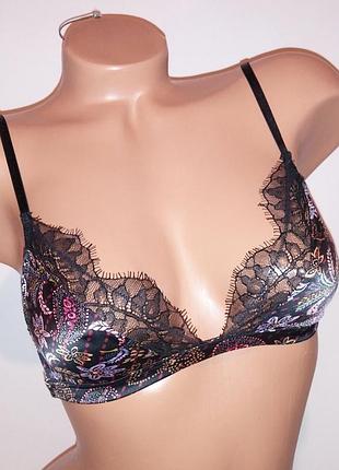 Шовковий бюстгальтер-бра victoria’s sicret 65c-70b,c