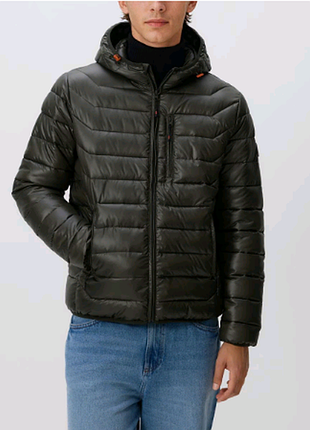 Стеганая куртка с капюшоном reserved 036fw-78x хаки р. l