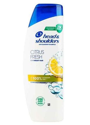 Шампунь проти лупи цитрусова свіжість 400мл тм head shoulders
