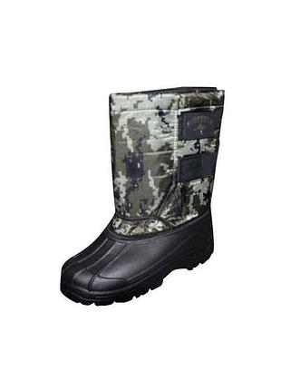 Сапоги мужские зимние бахилы с вставкой (8 пар) камуфляж р.40-45 тм ecoterra