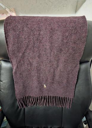 Теплый шарф polo ralph lauren
