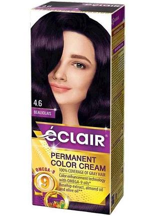 Крем-фарба для волосся 4.6 божоле (з олією omega 9) тм eclair