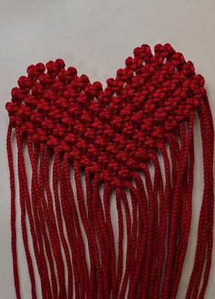 Пояс брошка сердечко