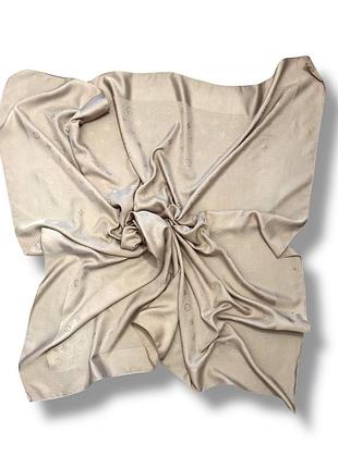 Хустка louis vuitton paris пудрового кольору