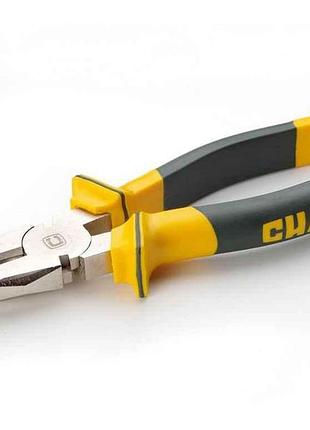 Пласкогубцы cr-v l=200мм обрезиненные тм сила