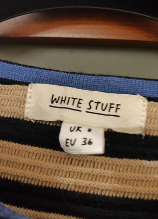 Полосатый хлопковый джемпер white stuff 2
